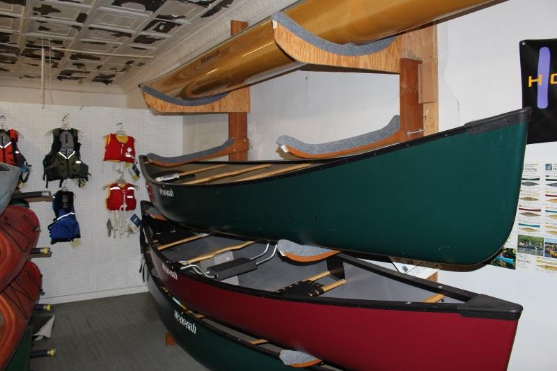 Earth Adventures Unlimited canoe and rental inventory